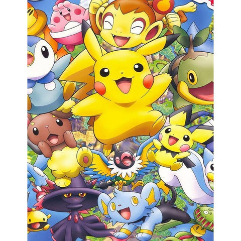 Pikachu Pokemon - Full Drill BRICOLAGE Diamond Painting