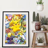 Pikachu Pokemon - Full Drill BRICOLAGE Diamond Painting