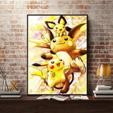 Pikachu Pokemon - Full Drill BRICOLAGE Diamond Painting