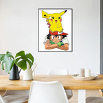 Pikachu Pokemon - Full Drill BRICOLAGE Diamond Painting