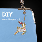 4pcs Christmas DIY Keychain