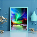 Aurora Scenery-Full Drill Diamond Painting