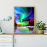 Aurora Scenery-Full Drill Diamond Painting