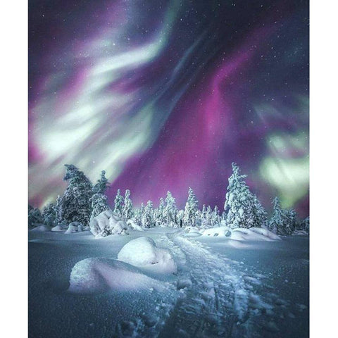 Aurora Scenery-Full Drill Diamond Painting