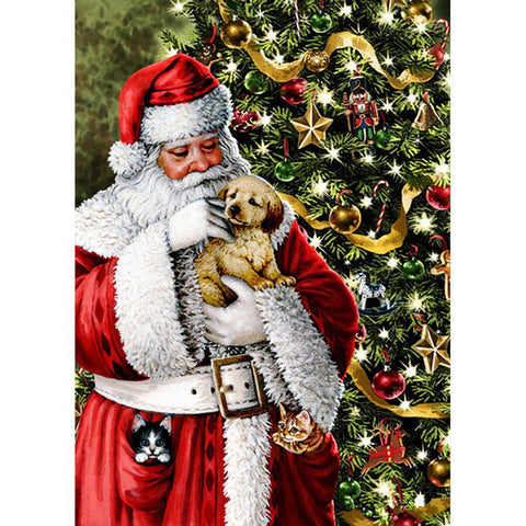 Santa Claus Snowman-Full Drill Diamond Painting