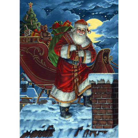 Santa Claus Snowman-Full Drill Diamond Painting