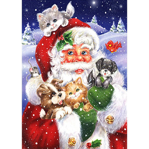 Santa Claus Animal-Full Drill Diamond Painting