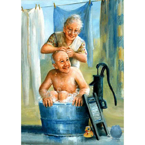 Older Couples-Full Drill Diamond Painting