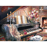 Piano-Full Drill Diamond Painting