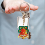 8pcs Christmas DIY Keychain