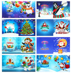 8pcs/Set-Christmas-Diamond Greeting Cards