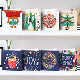 8pcs/Set-Christmas-Diamond Greeting Cards