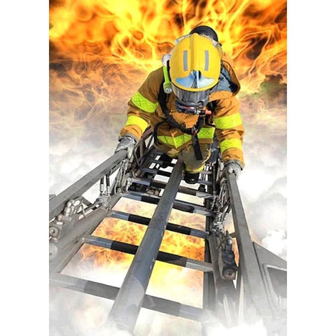 Fire Fighter-Full Drill Diamond Painting