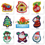 8pcs Christmas DIY Keychain