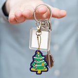 8pcs Christmas DIY Keychain