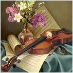 Violin-Full Drill Diamond Painting