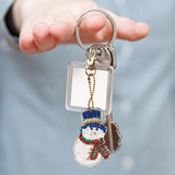 8pcs Christmas DIY Keychain