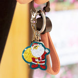 8pcs Christmas DIY Keychain