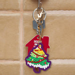 8pcs Christmas DIY Keychain