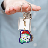 8pcs Christmas DIY Keychain