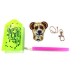 5pcs Dog DIY Keychain