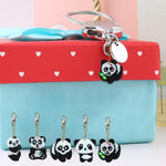 5pcs Panda DIY Keychain