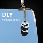 5pcs Panda DIY Keychain