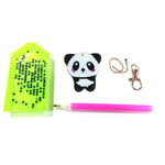 5pcs Panda DIY Keychain