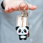 5pcs Panda DIY Keychain