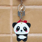 5pcs Panda DIY Keychain