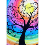 Colorful abstract Tree  - Full Drill Diamond Painting