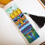 2pcs Owl-DIY Diamond Painting Bookmark