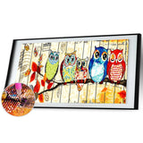 Owl - Full Diamond Painting - 50x100cm