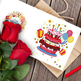 12pcs/Set-Birthday-Diamond Greeting Cards