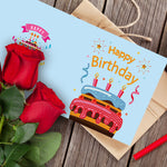 12pcs/Set-Birthday-Diamond Greeting Cards