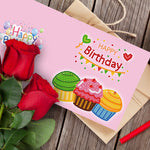 12pcs/Set-Birthday-Diamond Greeting Cards