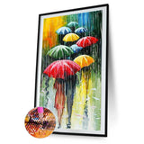 Umbrella People - Full Drill Round Drill - 45x85cm