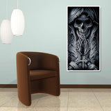 Skeleton Pray - Full Drill Round Drill - 45x85cm