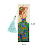 2pcs Peacock-DIY Diamond Painting Bookmark