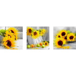 Sunflower - Full Drill Round Drill - 105x35cm