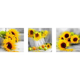 Sunflower - Full Drill Round Drill - 105x35cm