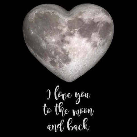 I love you to the moon and back - Full Drill Diamond Painting