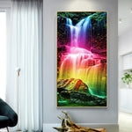 Waterfall  - Full Drill Round Drill - 45x85cm