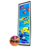 Fish and Seahorse Animal - Full Drill Round Drill - 25x115cm