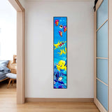 Fish and Seahorse Animal - Full Drill Round Drill - 25x115cm