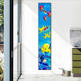 Fish and Seahorse Animal - Full Drill Round Drill - 25x115cm