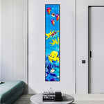 Fish and Seahorse Animal - Full Drill Round Drill - 25x115cm