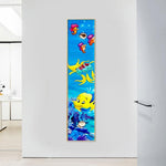 Fish and Seahorse Animal - Full Drill Round Drill - 25x115cm