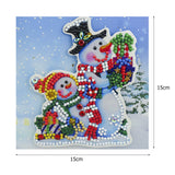 8pcs/Set-Christmas-Diamond Greeting Cards