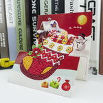 8pcs/Set-Christmas-Diamond Greeting Cards